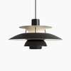 Louis Poulsen PH 5 hanglamp Monochrome Black