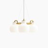 Louis Poulsen VL Ring Crown 3 lampen hanglamp kroonluchter