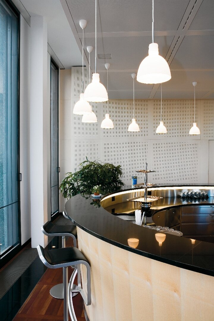 Louis Poulsen Toldbod 155 glas hanglamp