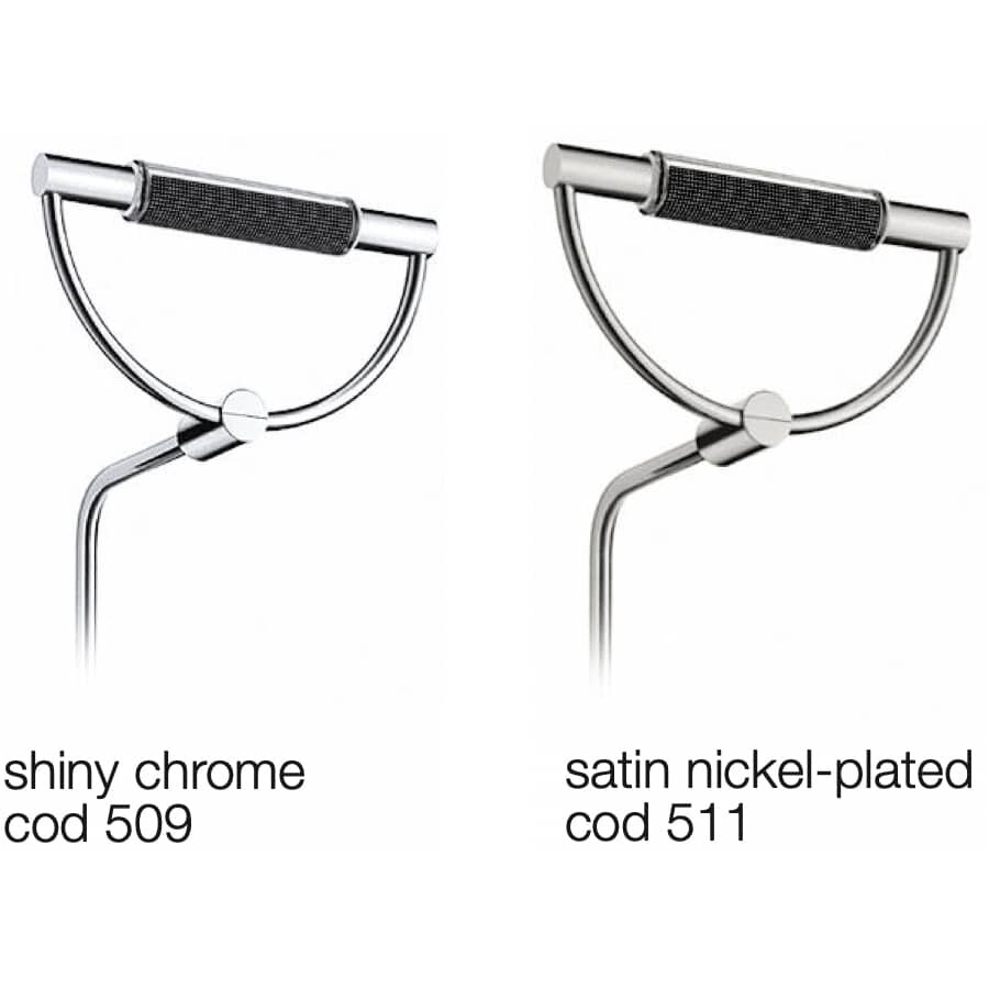 Cini &amp; Nils Gradiparete con stelo chroom en satijn nikkel wandlamp