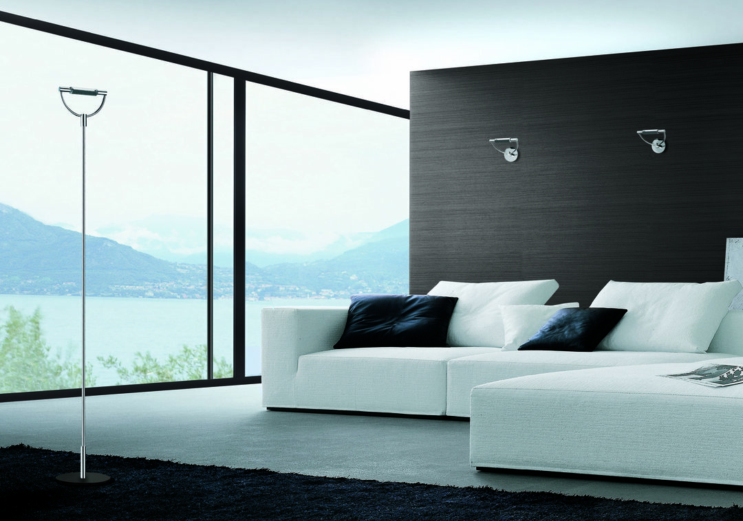 Cini &amp; Nils microGradisoffitto chroom plafondlamp retinato glas