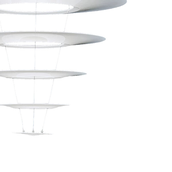 Louis Poulsen Enigma 425 hanglamp geborsteld aluminium