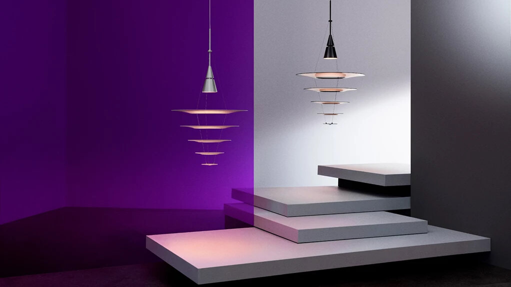 Louis Poulsen Enigma 425 hanglamp geborsteld aluminium