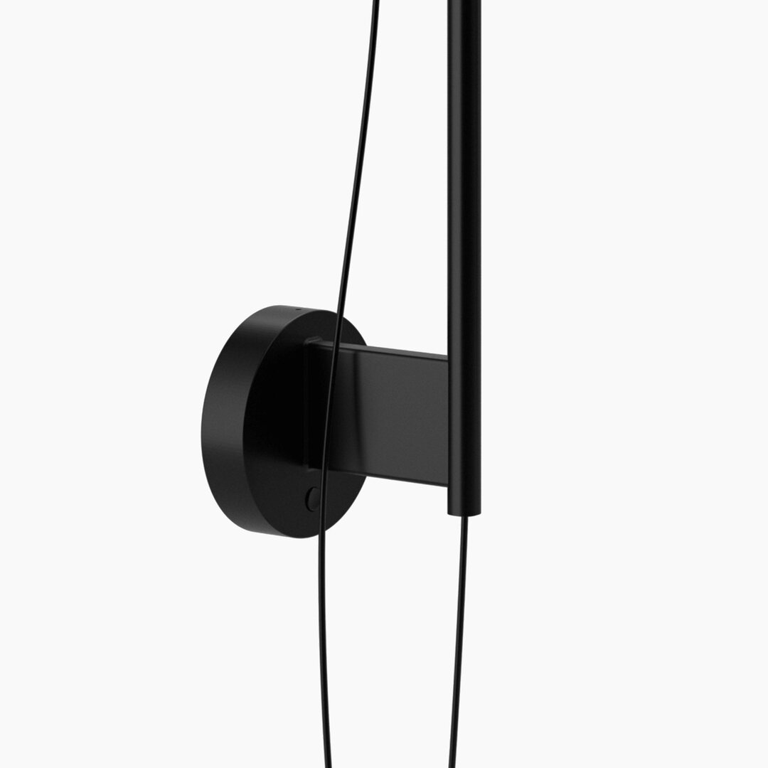 Louis Poulsen Yuh zwart wandlamp, bedlamp en leeslamp