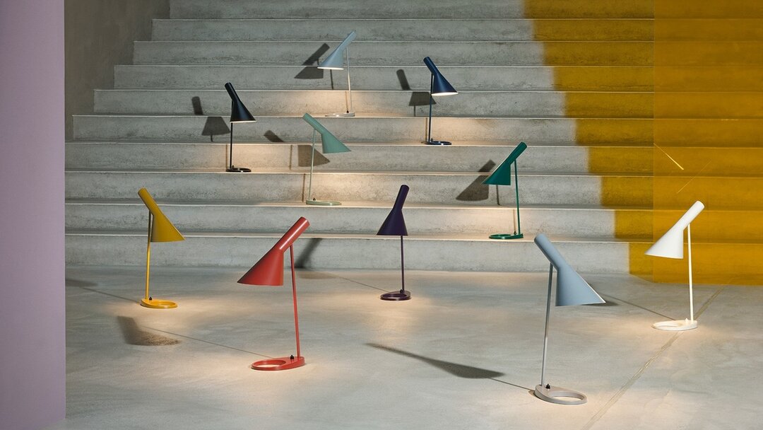 Louis Poulsen AJ wit tafellamp, bureaulamp, leeslamp varianten