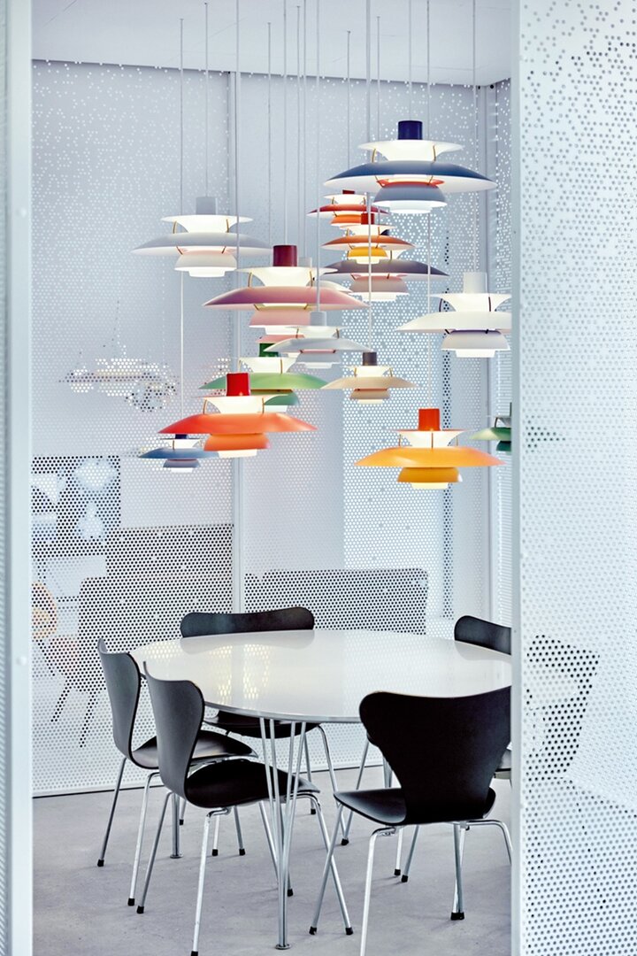 Louis Poulsen PH 5 koper hanglamp varianten