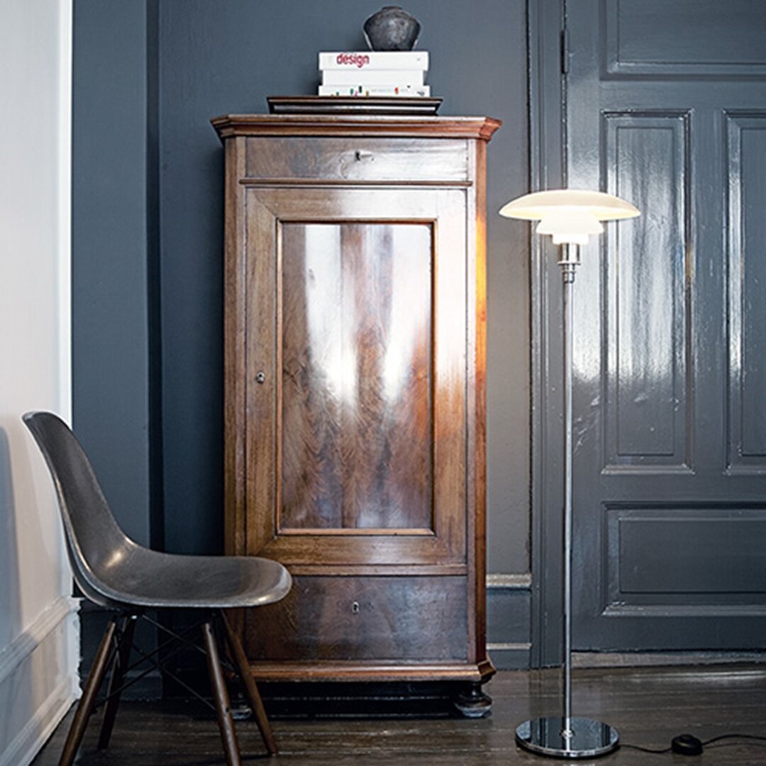Louis Poulsen PH 3,5/2,5 vloerlamp / staande lamp hoogglans verchroomd