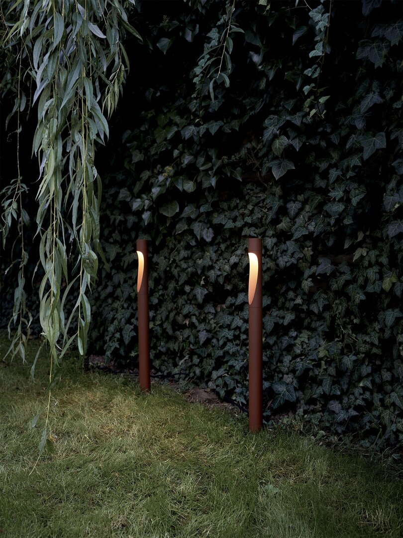 Louis Poulsen Flindt aluminium Garden kort bolder outdoor sokkellamp
