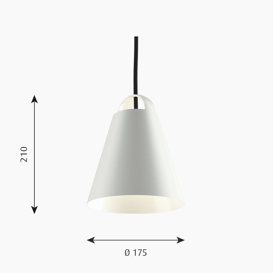 Louis Poulsen Above 175 hanglamp wit afmetingen