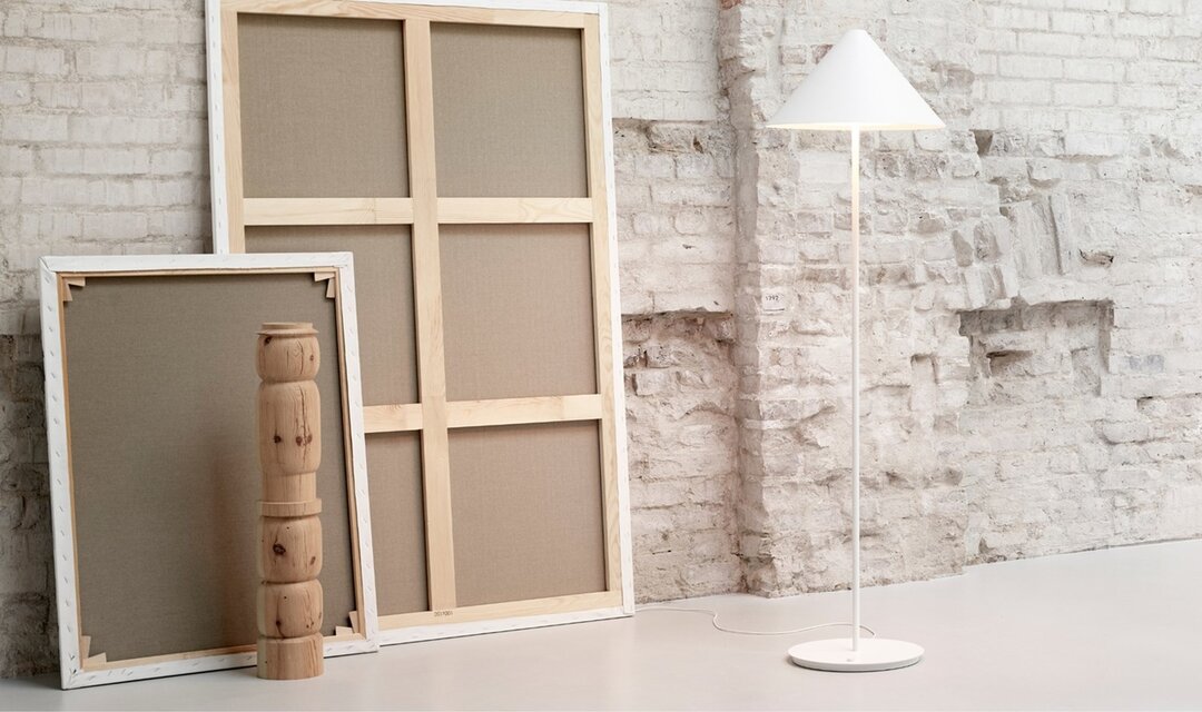 Louis Poulsen Keglen staande lamp/vloerlamp wit 2700K