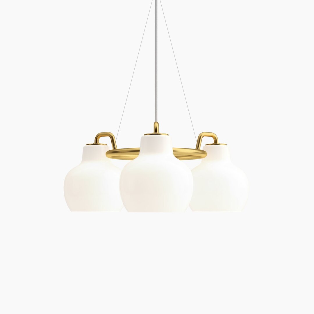 Louis Poulsen VL Ring Crown 3 lampen hanglamp kroonluchter