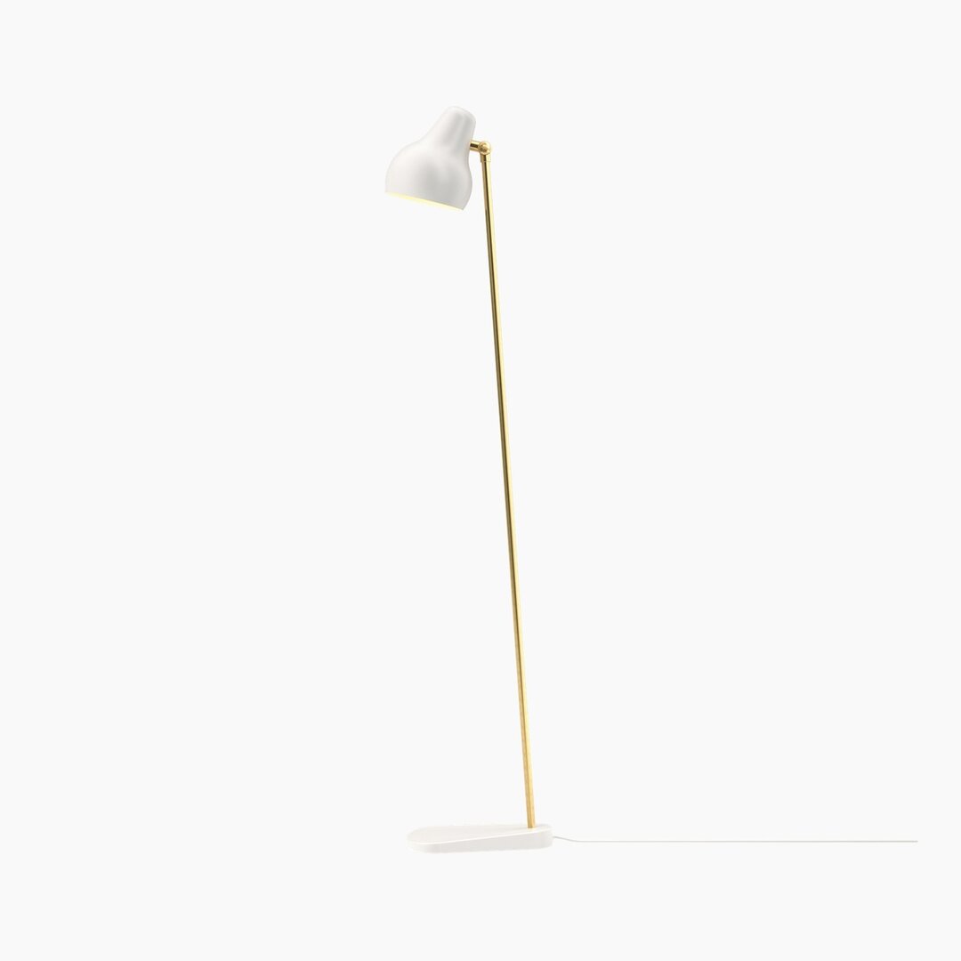 Louis Poulsen VL38 wit vloerlamp/staande lamp/leeslamp