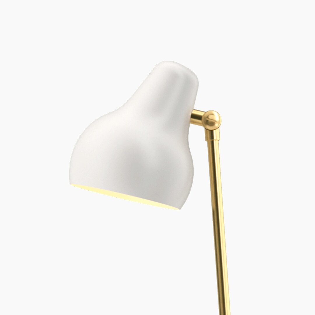 Louis Poulsen VL38 wit vloerlamp/staande lamp/leeslamp