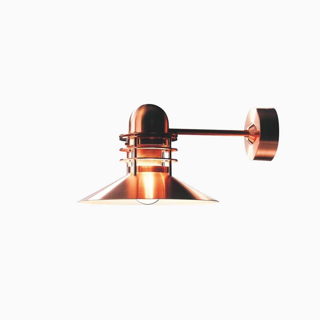 Louis Poulsen Nyhavn koper wandlamp / buitenlamp