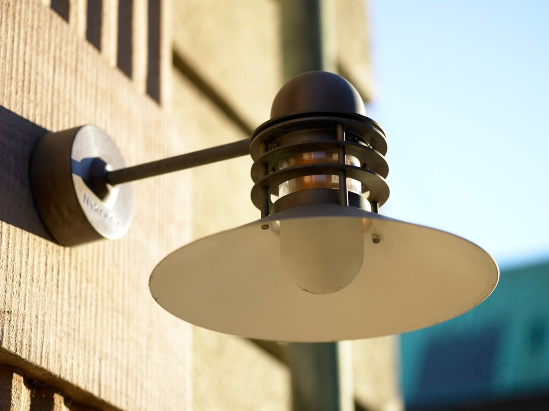 Louis Poulsen Nyhavn koper wandlamp / buitenlamp