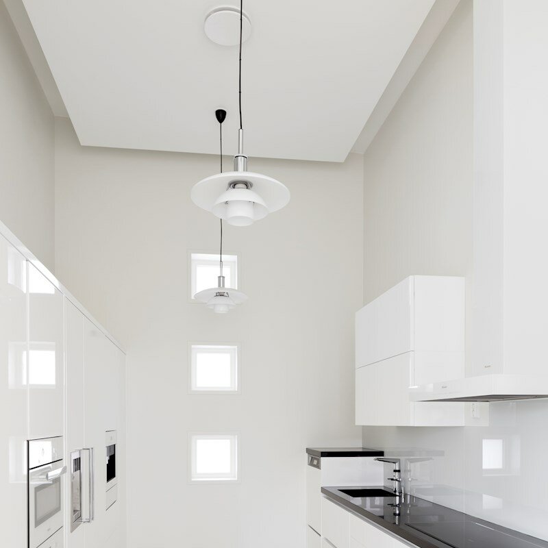 Louis Poulsen PH 3/2 hanglamp hoogglans verchroomd