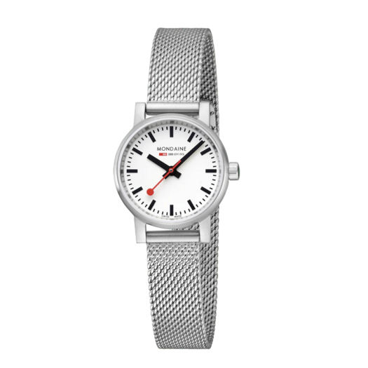 Mondaine Evo2 26 mm milanese strap De Blaker exclusief