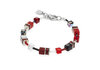 Coeur de Lion Armband 4014/ /0312 Red-Grey