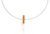 CLIC oranje Ketting aluminium met magneet C116O