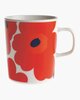 Marimekko servies Oiva/Unikko beker rood 2,5 dl 063431-001