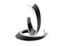 CLIC Zwarte Oorbellen O21Z, aluminium design oorbellen zwart