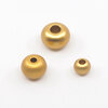 Otracosa sieraden goud kralen ketting helder goud, groot, middel, klein 