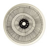 Marimekko servies Oiva groot bord wit/zwart 25 cm 063304-191