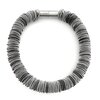 La Molla Collier Maxi-one Dark ketting metalen veren roestvrij staal 40561