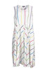 Ralston kleding, Jurk Doris wit multi