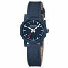 Mondaine Essence 32 mm blauw horloge dames