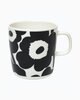 Marimekko servies Oiva beker groot Unikko zwart 4 dl 