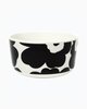 Marimekko servies Oiva/Unikko kom zwart 5 dl 