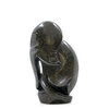 Stenen beeld olifant abstract 1 dier, 11 cm hoog, groen