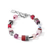 Coeur de Lion armband 4905/ /0308 Red-Purple