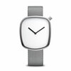 Bering Horloge &nbsp;Zilver geborsteld pebble 18040-004 Unisex