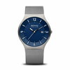 Bering Horloge Solar Grijs Geborsteld 14440-007 Heren