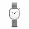 Bering Horloge Zilver Geborsteld pebble 18034-004 Dames