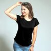 Kokon Zwo kleding shirt Cinda zijde viscose zwart