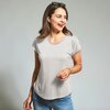 Kokon Zwo kleding shirt Cinda zijde viscose lichtgrijs