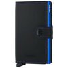 Secrid Miniwallet Matte Black &amp; Blue portemonnee