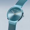 Bering Horloge Classic Blauw Gepolijst 14539-388