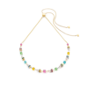 Coeur de Lion Ketting 4085/ /1527 Multicolour Cubes and Pearls