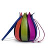 by-Lin Tas Tulip Structure paars/groen/blauw/oranje M 071306