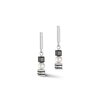 Coeur de Lion Oorbellen 4085/ /1317 Black-Silver