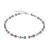 Coeur de Lion Ketting 4409/ /2011 Aqua-Brown