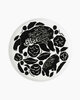Marimekko dinnerware Oiva/Karhuemo plate 20 cm black/white
