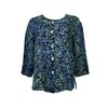 Unikat Artwear kleding blouse 125 zwart/groen/blauw