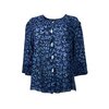 Unikat Artwear kleding blouse 125 blauw/blauw
