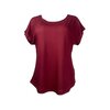 Kokon Zwo kleding shirt Cinda zijde viscose red