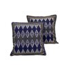 Zeefdruk kussen Zimbabwe Streep Blauw wieber